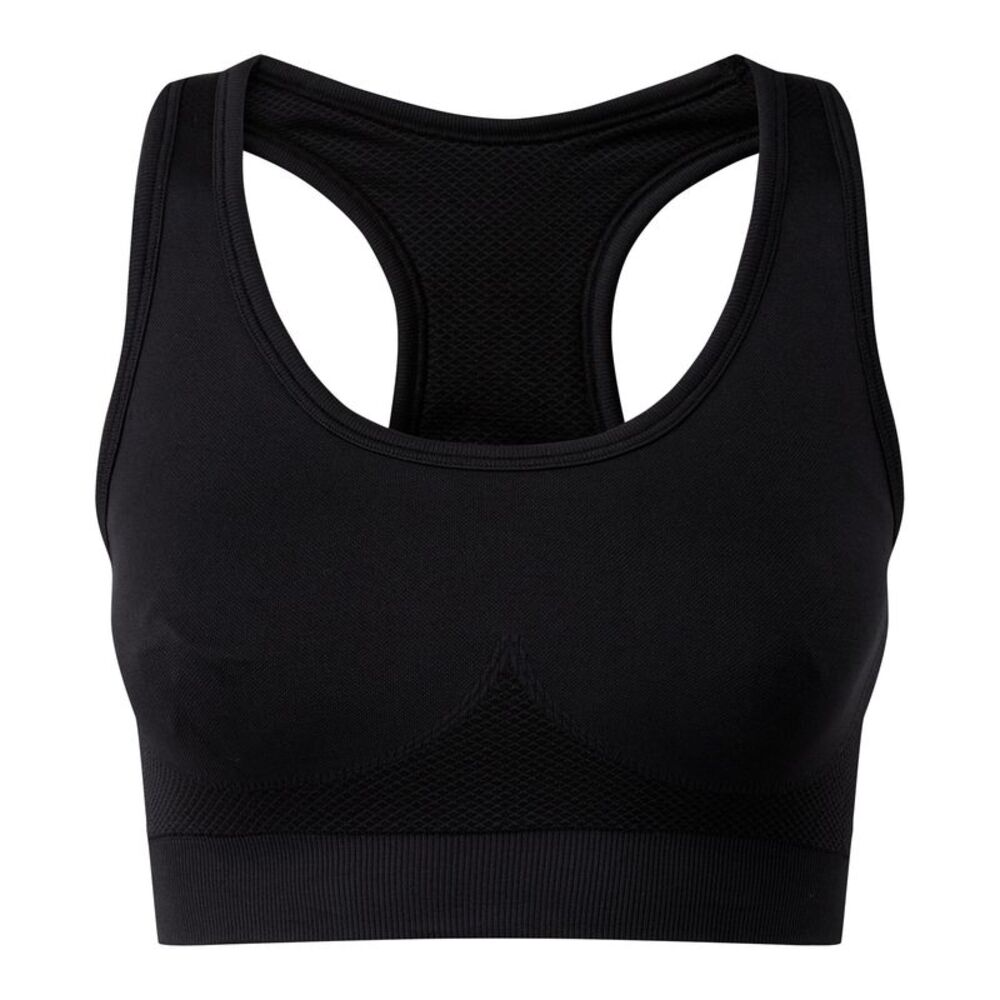 TriDri Womens/Ladies Seamless 3D Fit Multi-Sport Solid Color Sculpt Sports Bra /